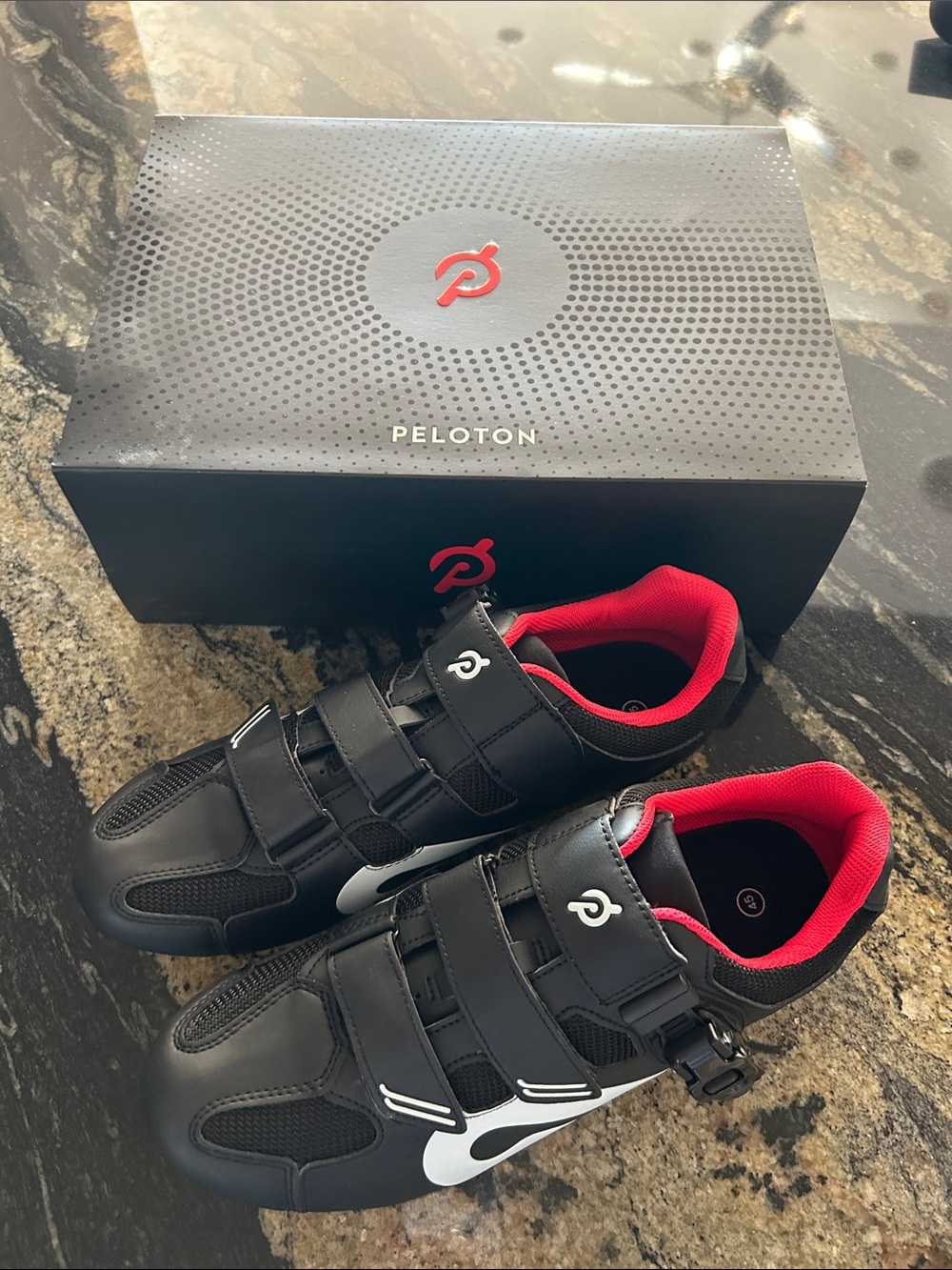 Peloton Mens/Womens Black Cycling Shoes